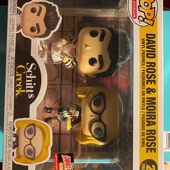 David Rose & Moira Rose 2 pack funko